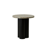 Table d'appoint Dit Brown — Travertine Silver