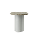 Table d'appoint Dit Light Green — Travertine Silver