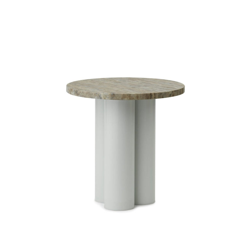 Table d'appoint Dit Light Green — Travertine Silver