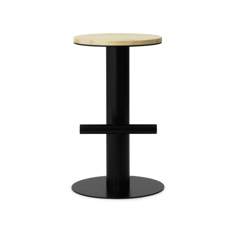 Tabouret de bar Pole — Pine/Black