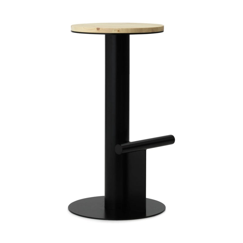 Tabouret de bar Pole — Pine/Black