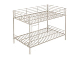 Lits superposés Duotis 2 x 120 x 190 cm beige