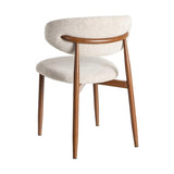 Chaise CONTRACT — Beige tissu-métal