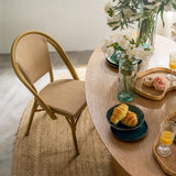 Chaise ALUMINUM-TEXTILÈNE — Beige