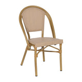 Chaise ALUMINUM-TEXTILÈNE — Beige