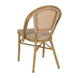 Chaise ALUMINUM-TEXTILÈNE — Beige