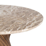 Table à manger Marbre/Bois