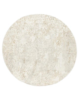Tapis rond Sterling blanc beige clair