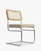 Chaise Uberto — Métal Chromé