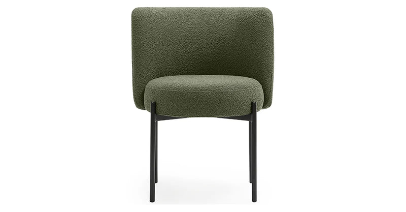 Chaise Ray — Acier noir