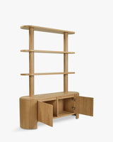 Etagère Elipse - détail bois