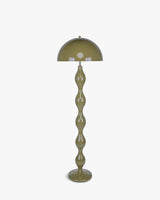 Lampadaire Powers - Vert olive satiné