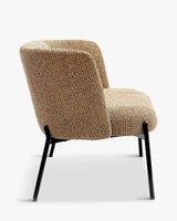 Banquette 2 places RAY — Tweed jaune miami, vue lifestyle