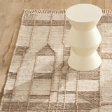 Tapis tissé main, en laine et coton — Baatha