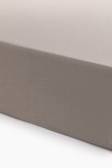 Drap-housse en coton — Beige clair (180x200cm)