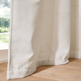 Rideau œillets CALDA — Chenille aspect velours