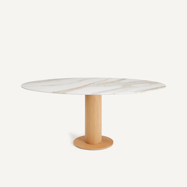 Plateau de table ellipse céramique — Elipso