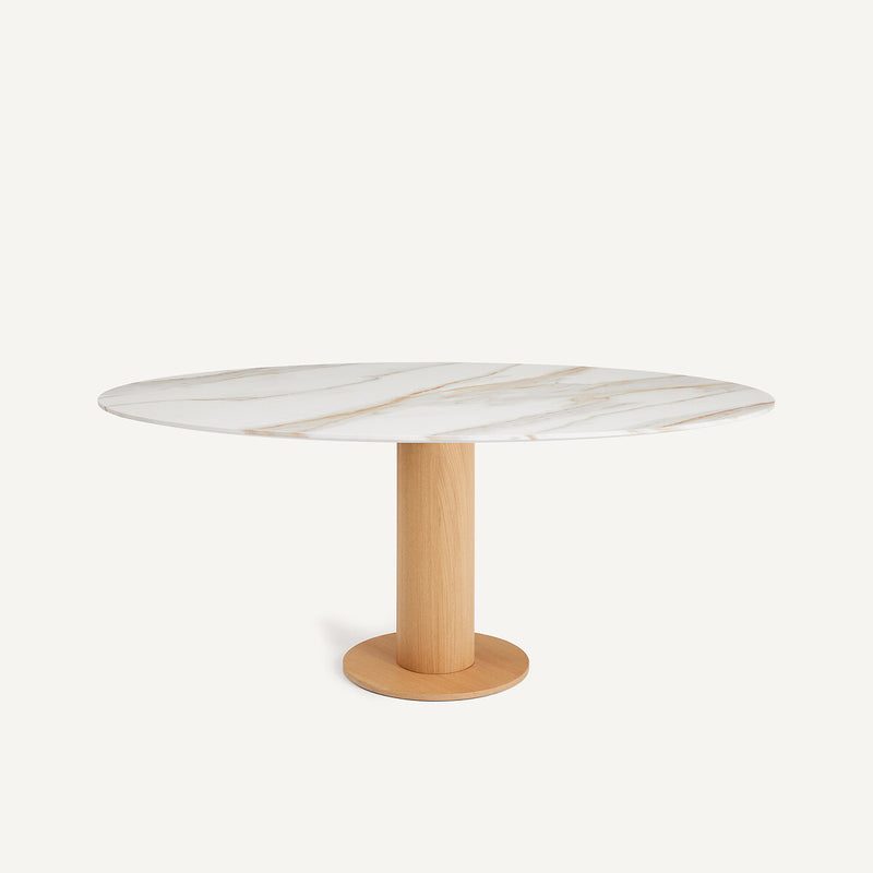 Plateau de table ellipse céramique — Elipso
