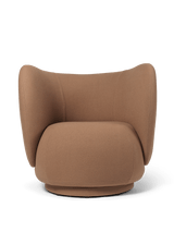 Rico Lounge Chair Swivel - Tonus Tan
