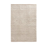 Tapis NYKARE — Laine noué main chevrons