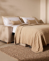 Canapé-lit Anley 4 places beige