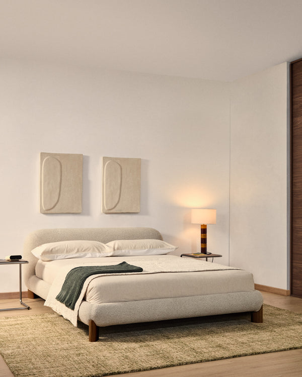 Lit déhoussable Odina — Noyer