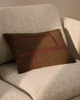 Housse de coussin Lomel marron