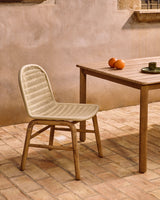 Chaise ALIPA — Acacia FSC et corde écrue