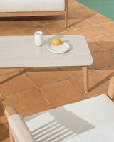 Ensemble d'extérieur SIRTE — Canapé 3 places, 2 fauteuils et table
