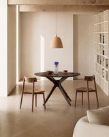 Chaise Evera ton noyer - ambiance