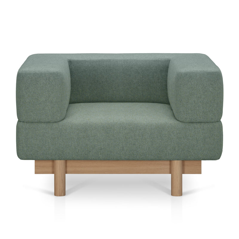 Fauteuil Alchemist — Camira Bleu