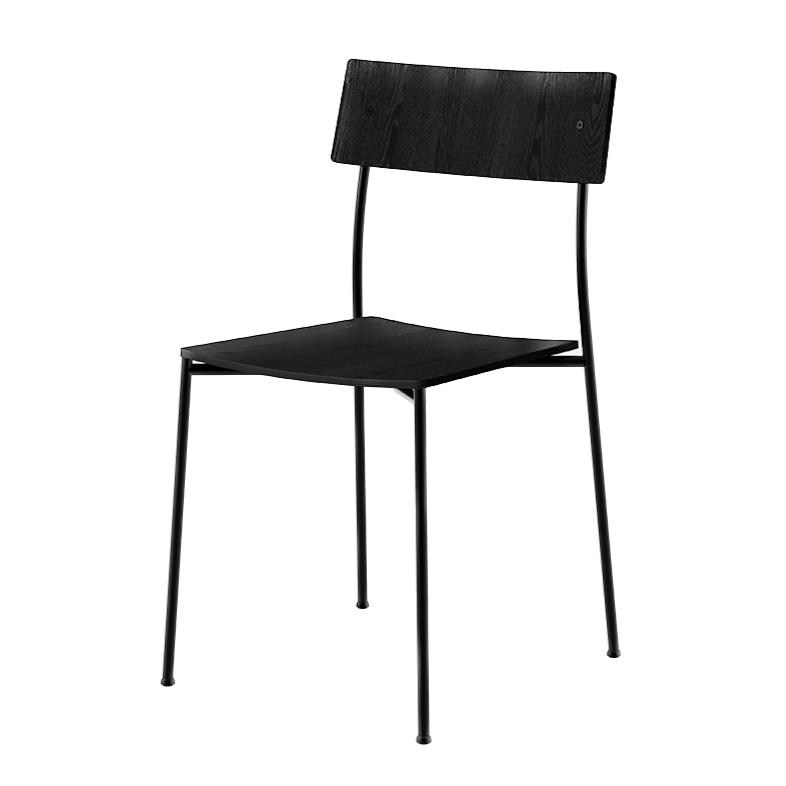 Chaise Alex bistro — Chêne noir