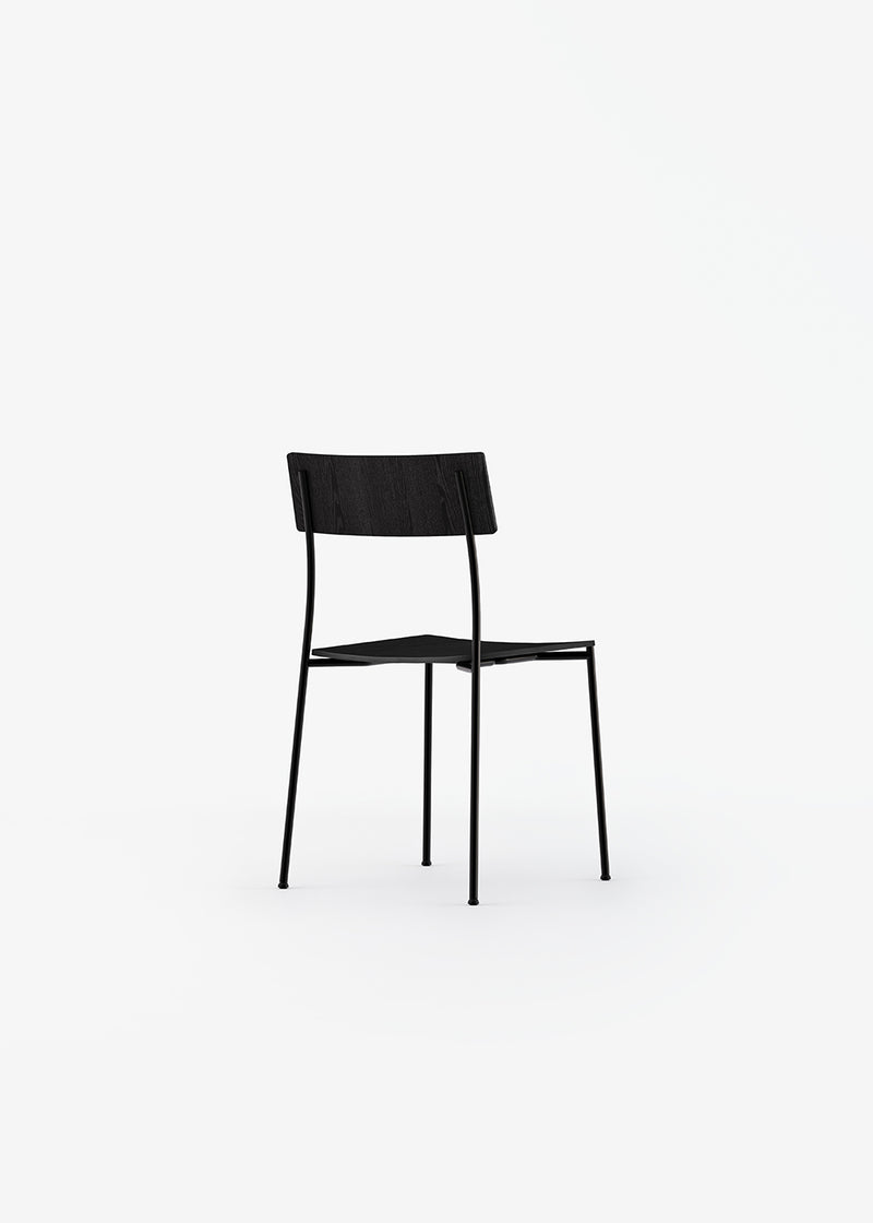 Chaise Alex bistro — Chêne noir