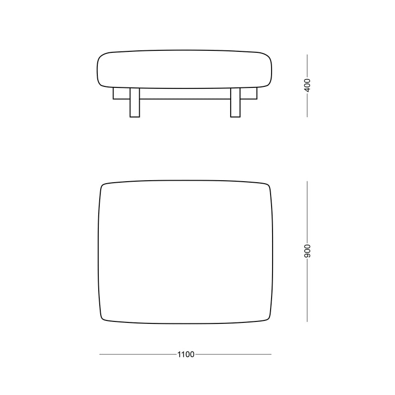 Pouf Alchemist — Audejas Gris