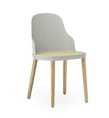 Chaise Allez Oak — Warm Grey