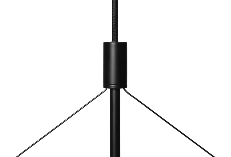 Suspension Aru triangle — Noir
