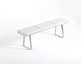 Banc extensible Extrados - medium — Alu & Vinyle blanc
