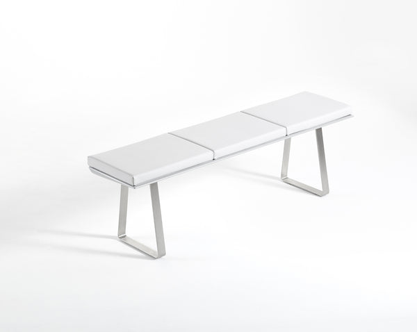 Banc extensible Extrados - medium — Alu & Vinyle blanc