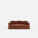 Canapé Bellechasse light — Tissu bouclé Brick