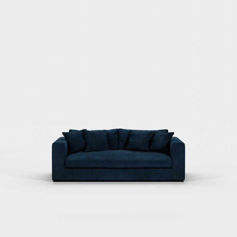 Canapé Bellechasse light — Velours brut Darkblue