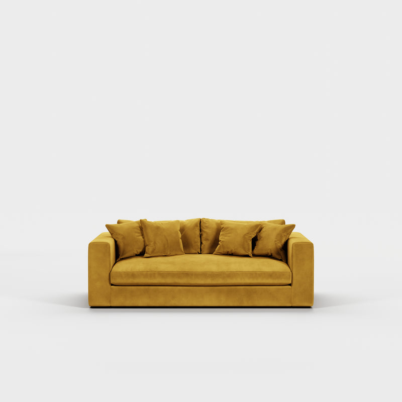 Canapé Bellechasse light — Velours brut Ocre