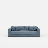 Canapé Bellechasse light — Velours strié Denim