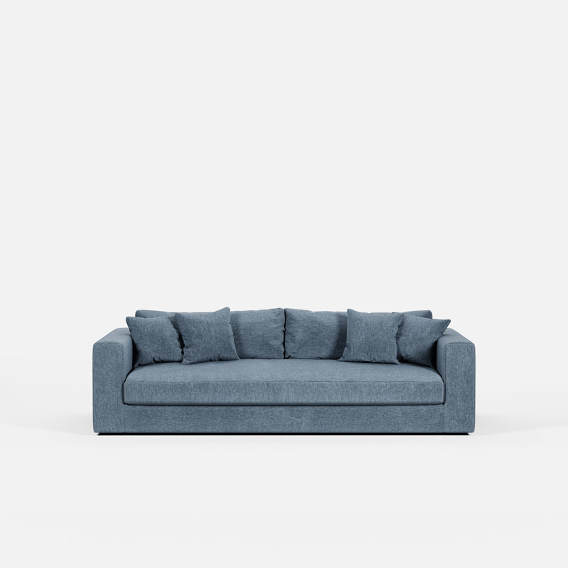Canapé Bellechasse light — Velours strié Denim