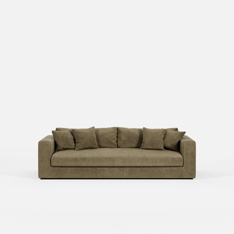 Canapé Bellechasse light — Velours strié Earth