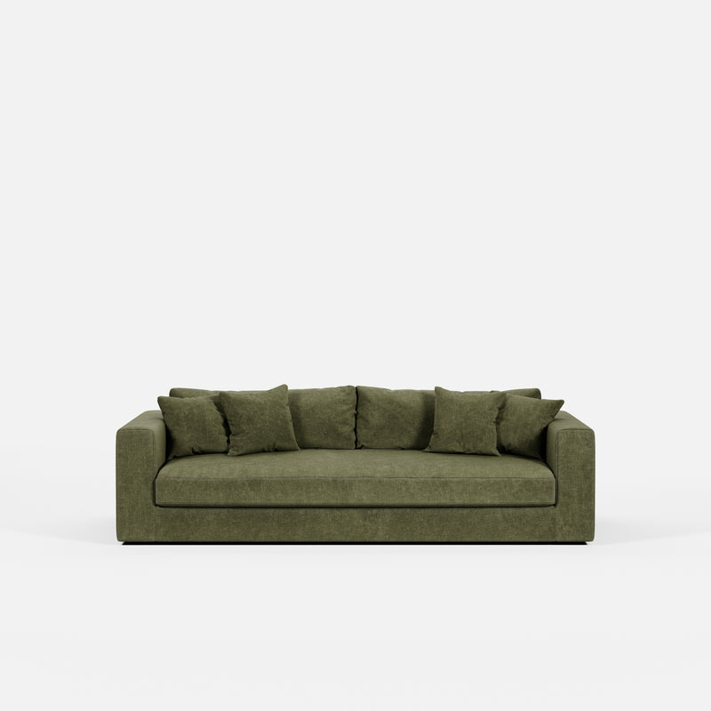 Canapé Bellechasse light — Velours strié Hunter