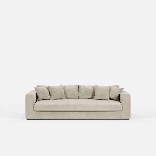 Canapé Bellechasse light - 240cm - Velours strié — Wool