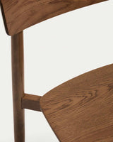 Chaise Evera ton noyer - détail 3