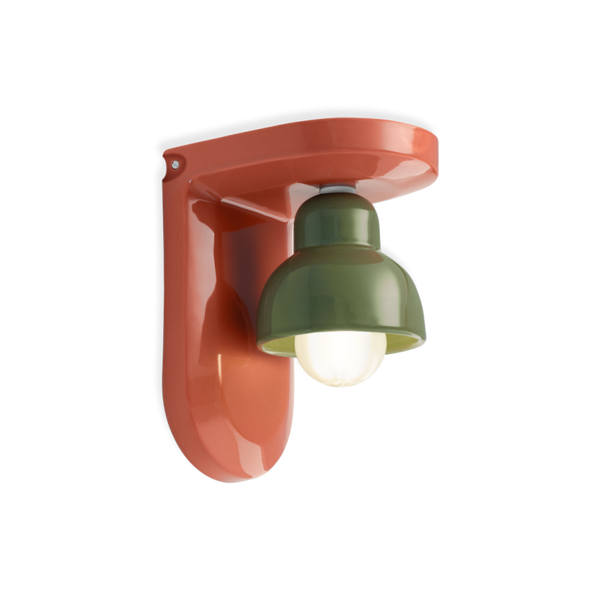 Applique Berimbau C2600 — Orange & Vert