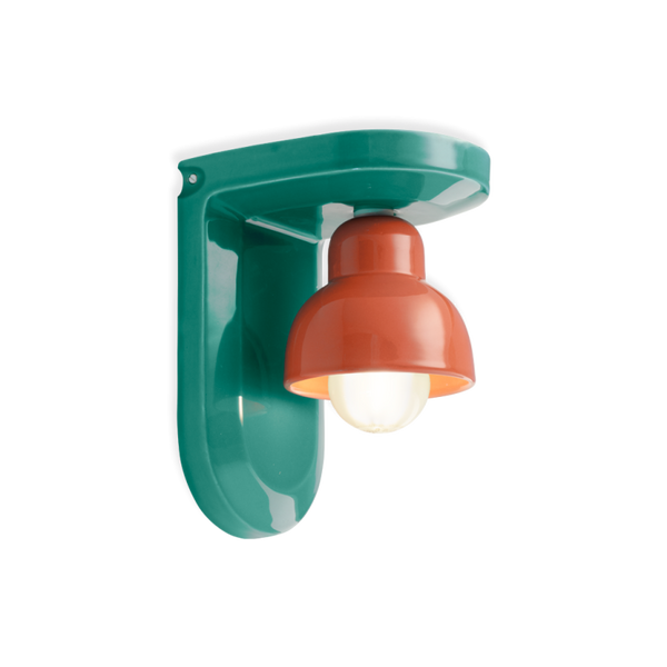 Applique Berimbau C2600 — Turquoise & Orange