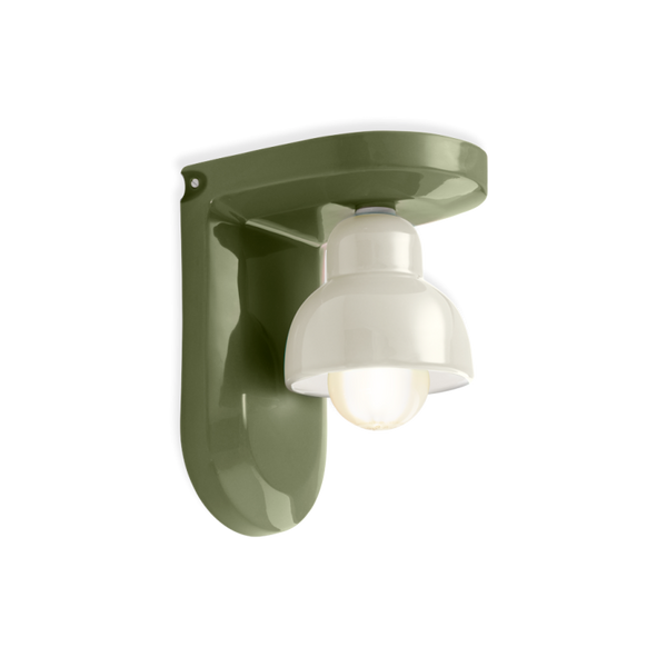 Applique Berimbau C2600 — Vert & Crème